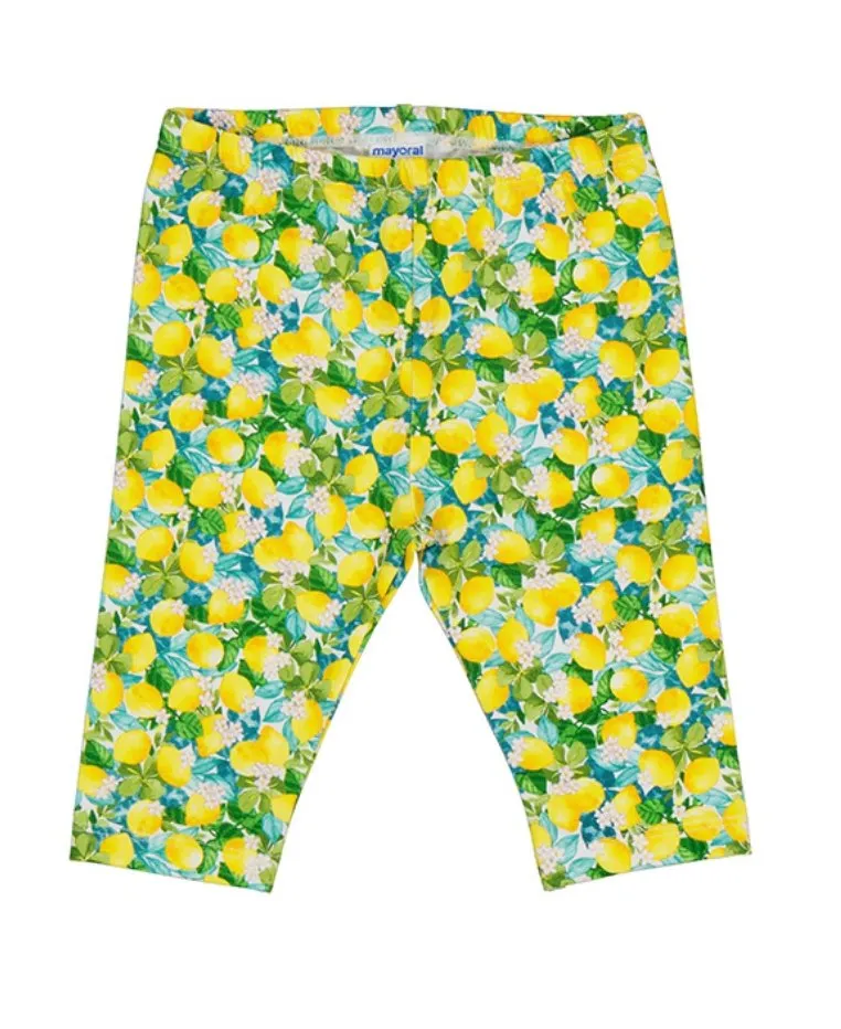 Mayoral Baby & Toddler Girls Eco-Friends Lemon Shirt & Leggings