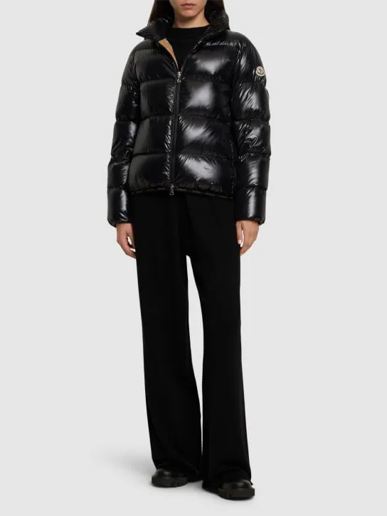 Moncler   Abbadia nylon laqué down jacket 