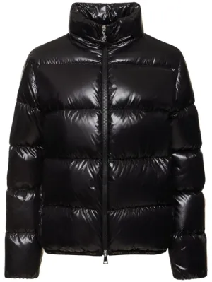 Moncler   Abbadia nylon laqué down jacket 