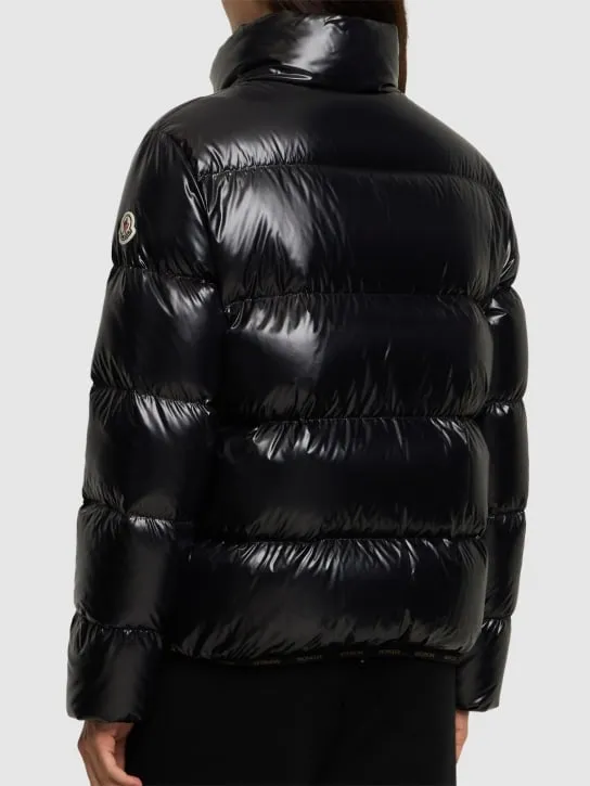 Moncler   Abbadia nylon laqué down jacket 