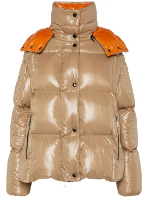 Moncler   Parana nylon laqué down jacket 