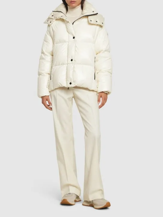 Moncler   Parana nylon laqué down jacket 