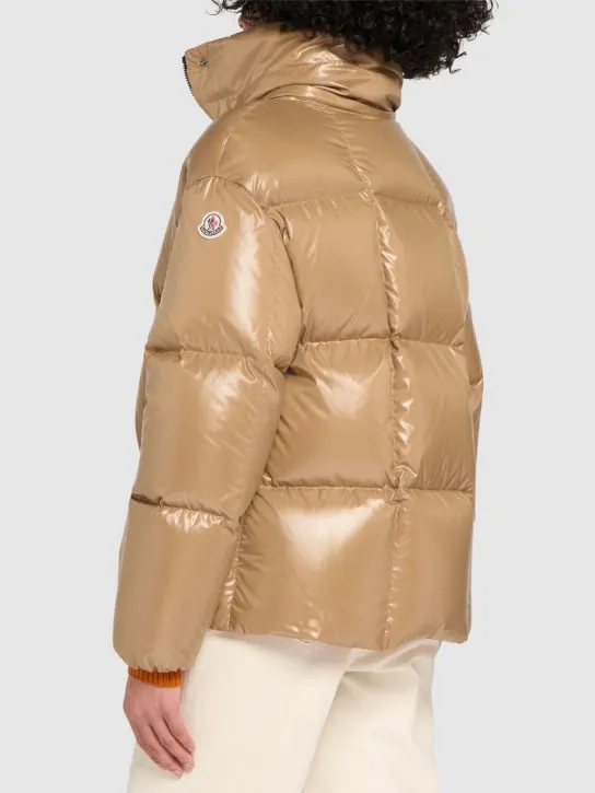 Moncler   Parana nylon laqué down jacket 