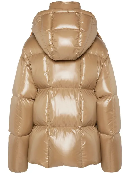 Moncler   Parana nylon laqué down jacket 