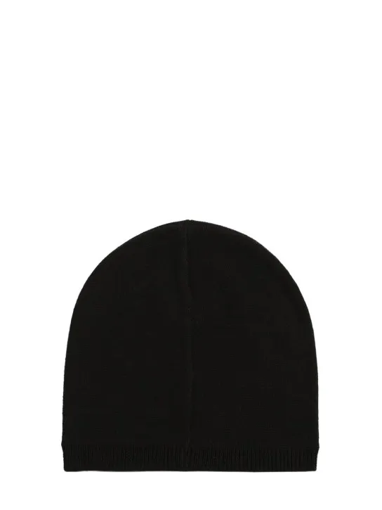 N°21   Logo intarsia wool blend knit beanie 