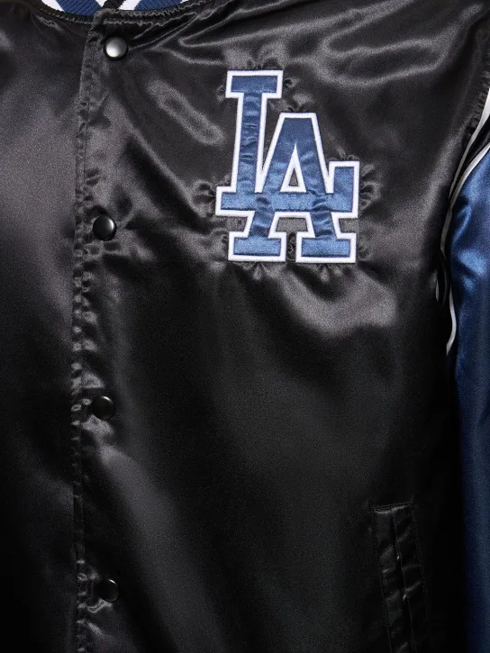 New Era   MLB LA Dodgers satin varsity jacket 
