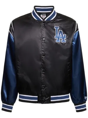 New Era   MLB LA Dodgers satin varsity jacket 