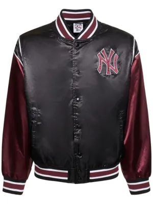 New Era   MLB NY Yankees satin varsity jacket 