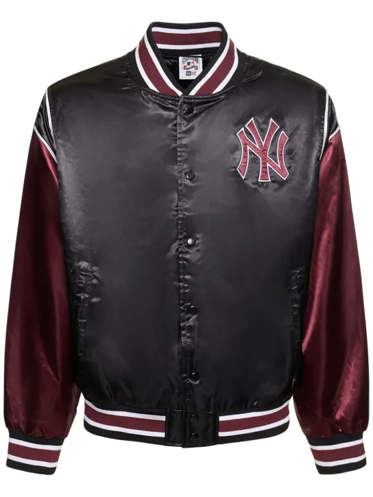 New Era   MLB NY Yankees satin varsity jacket 