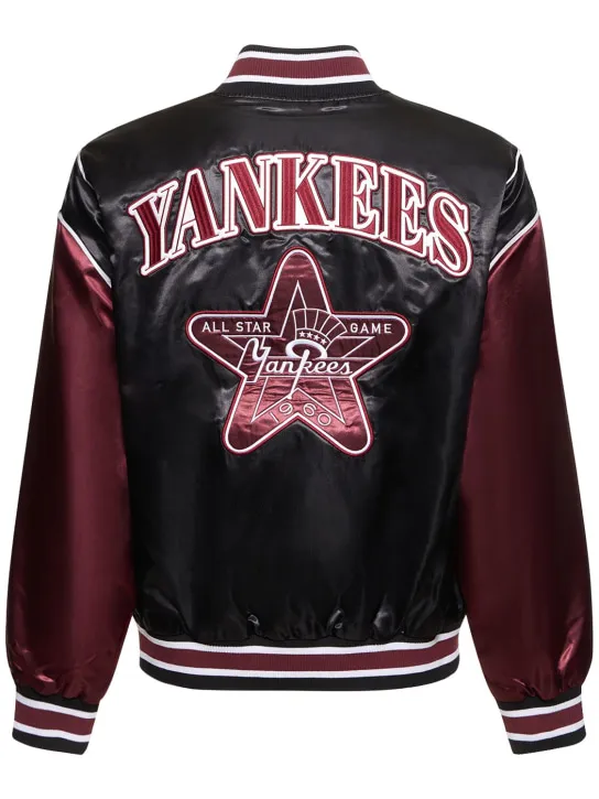 New Era   MLB NY Yankees satin varsity jacket 