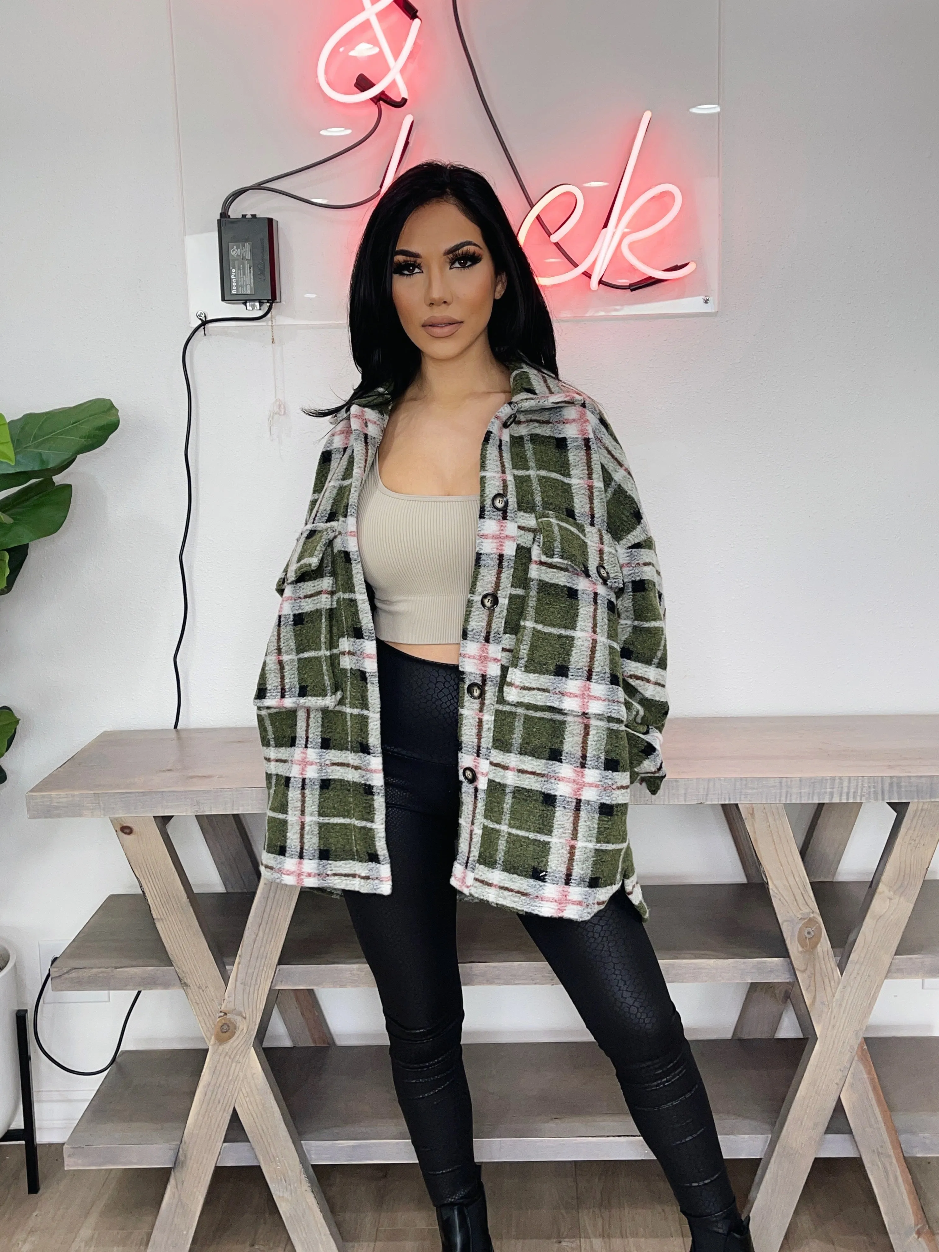 Nia Plaid Jacket