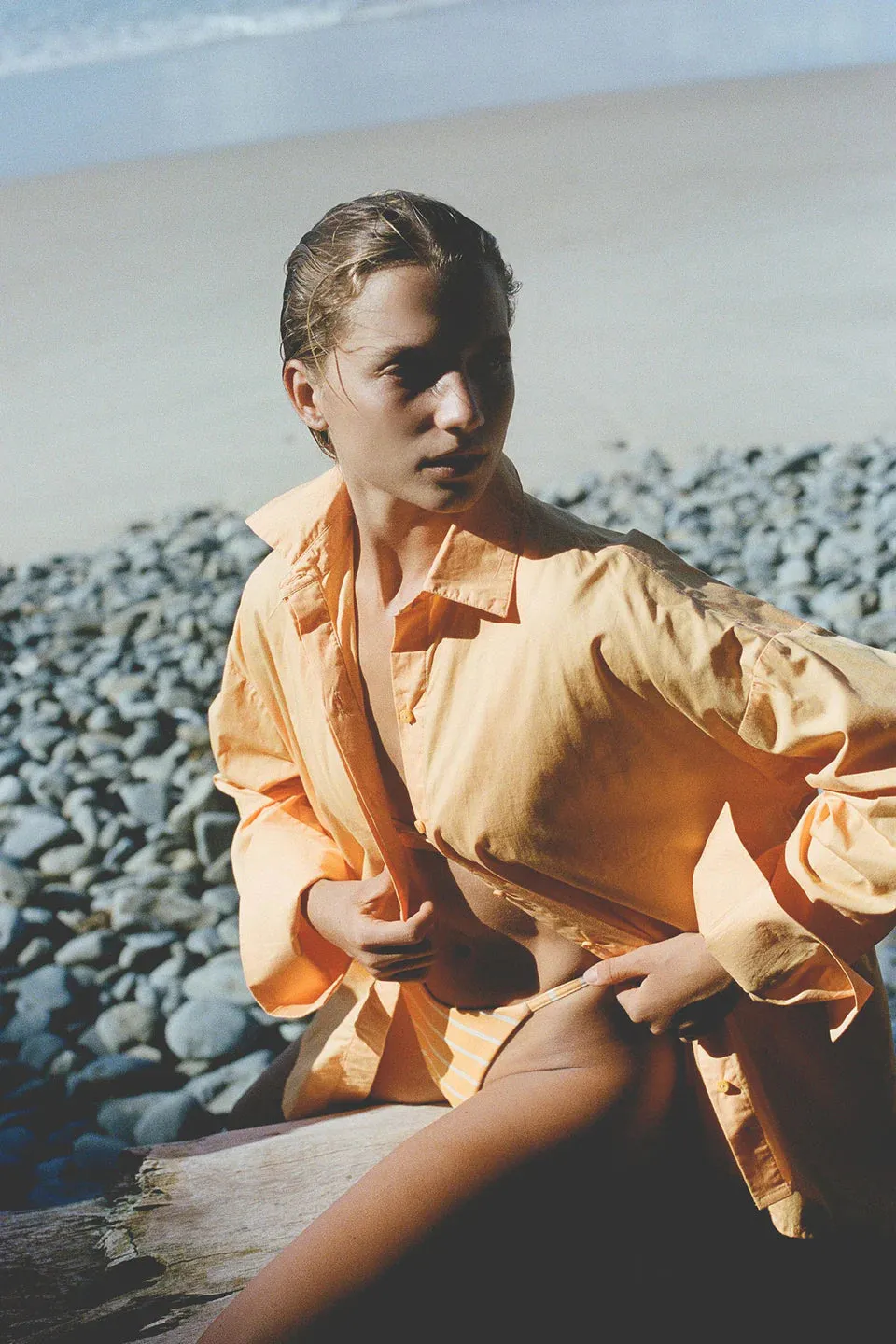 ORGANIC COTTON SHIRT | GOLDEN