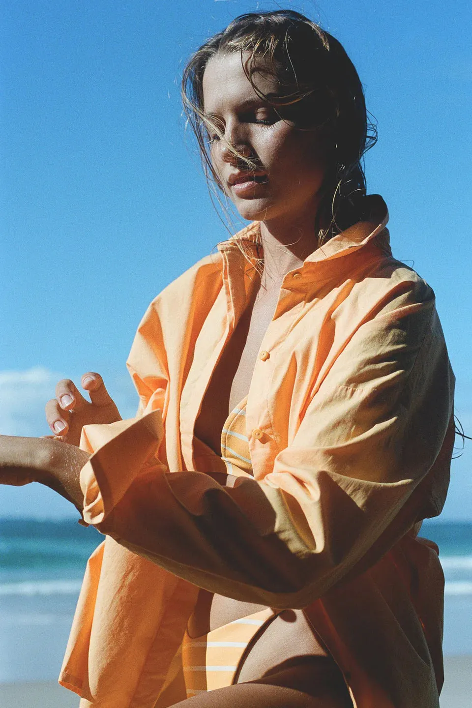 ORGANIC COTTON SHIRT | GOLDEN
