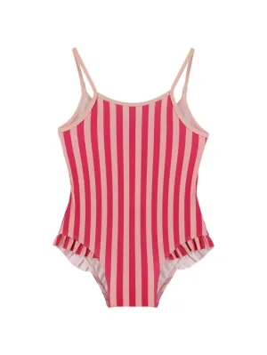 Petit Bateau   Striped tech one-piece swimsuit 