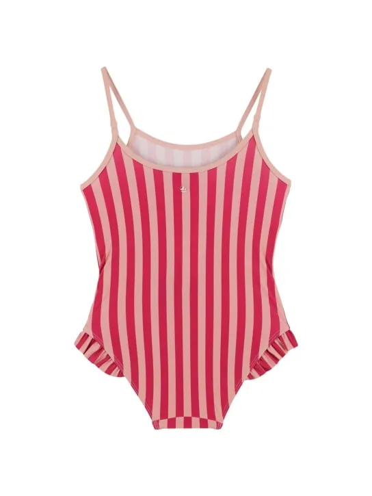 Petit Bateau   Striped tech one-piece swimsuit 