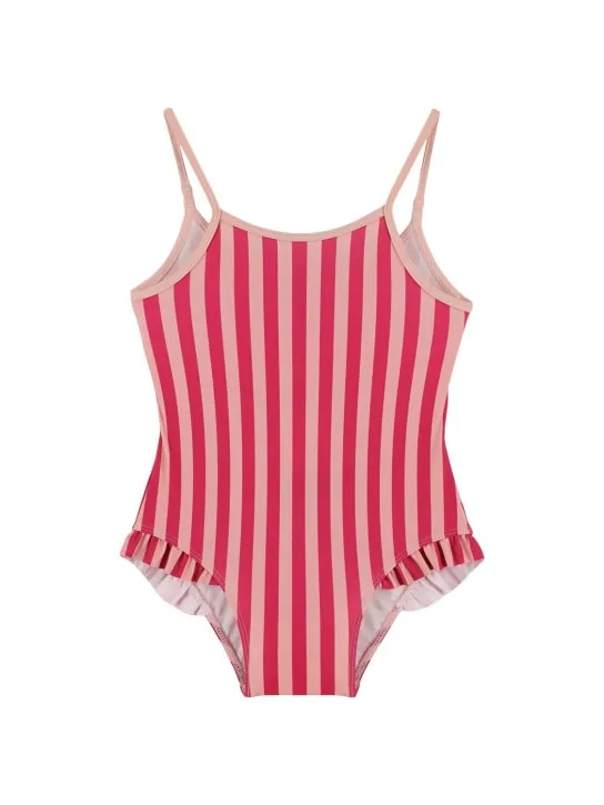 Petit Bateau   Striped tech one-piece swimsuit 