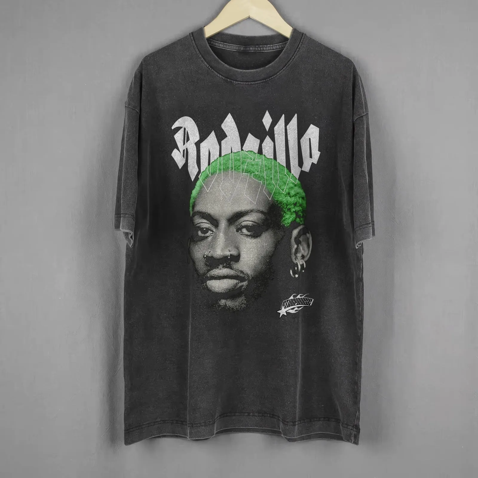 Rodzilla Dennis Rodman Washed Oversize T-Shirt