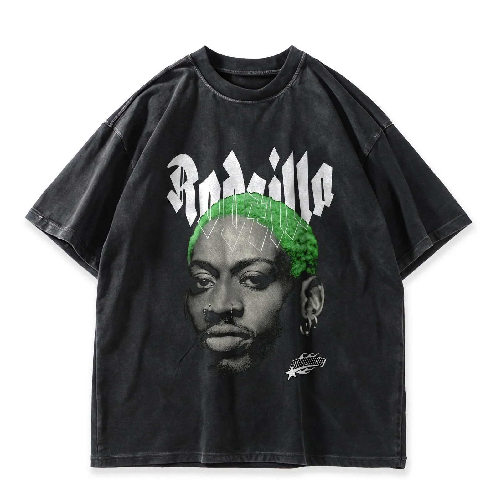 Rodzilla Dennis Rodman Washed Oversize T-Shirt