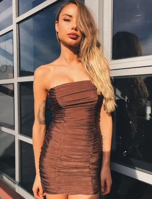Sansa Dress - Chocolate