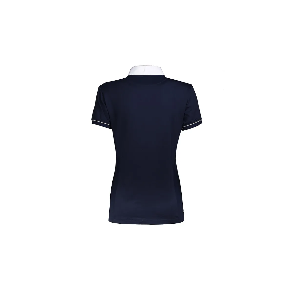 SHORT SLEEVED COMPETITION POLO WITH CONTRASTING TRIM ANIMO Women Blue