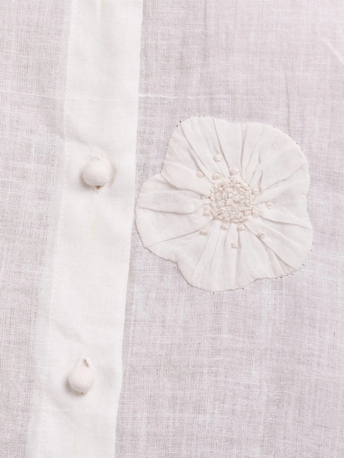 Tatha Hand Appliqued Kimono Shirt