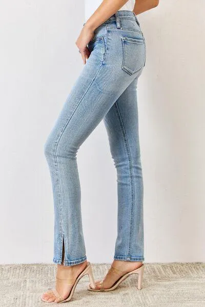 Tisha Kancan Mid Rise Bootcut Jeans
