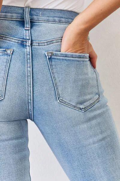 Tisha Kancan Mid Rise Bootcut Jeans