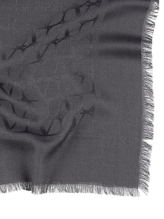 Valentino Garavani   Toile Iconographe wool &amp; silk scarf 