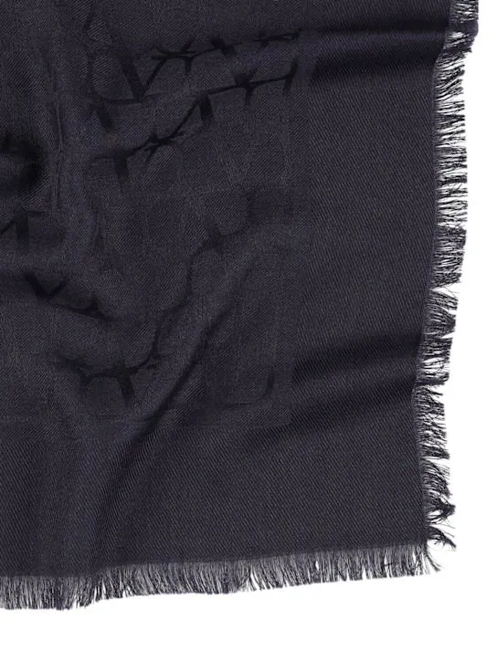 Valentino Garavani   Toile Iconographe wool &amp; silk scarf 