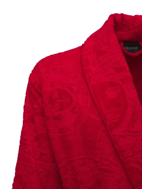 Versace   Jaq Medusa cotton bathrobe 