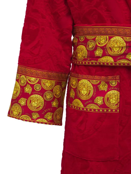Versace   Jaq Medusa cotton bathrobe 