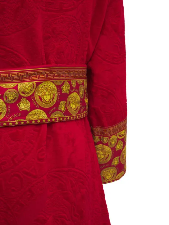 Versace   Jaq Medusa cotton bathrobe 