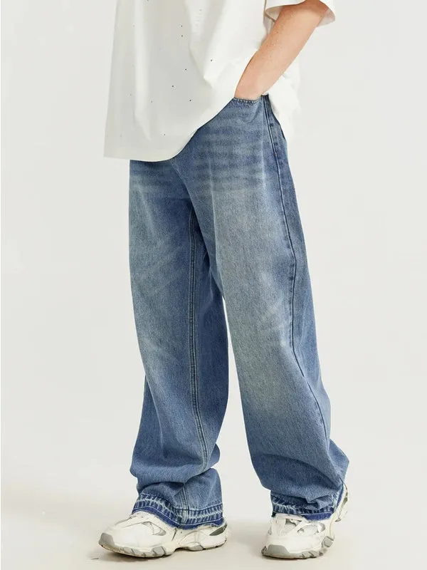 Washed Denim Jeans