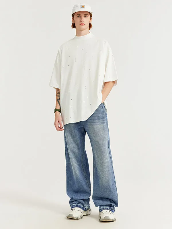 Washed Denim Jeans
